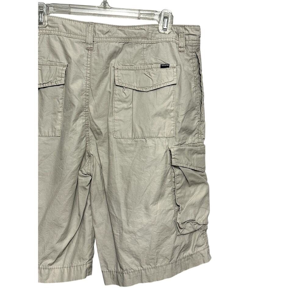 Union Cargo Shorts Multiple Pockets Drawstring Bu… - image 6